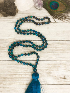 Blue Tiger's Eye Mala