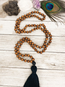 Sacred Sandalwood Mala - 108 Prayer Beads