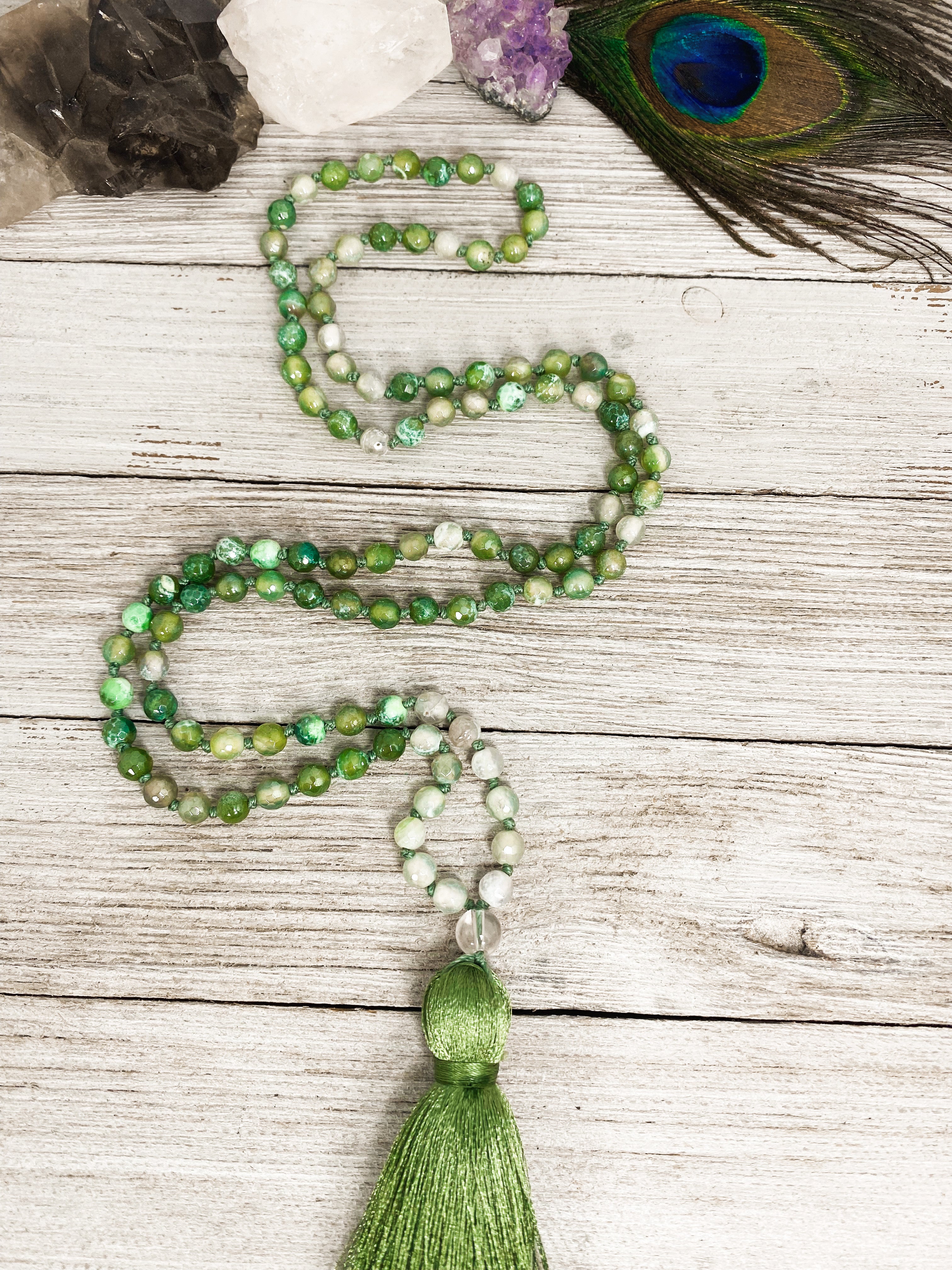 Fire Agate Mala - vallasmalas