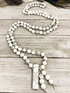 Howlite Mala