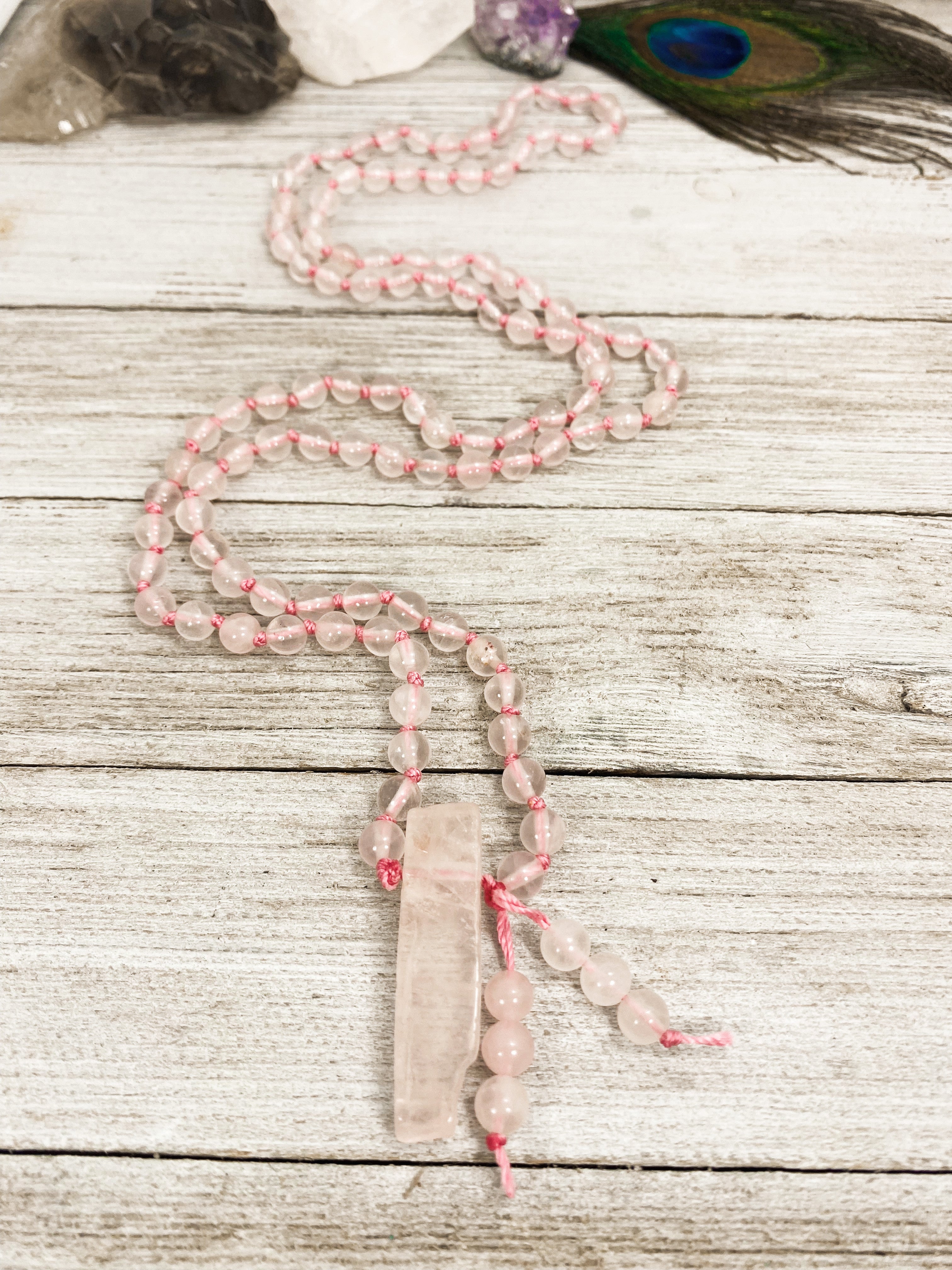 Rose Quartz Mala