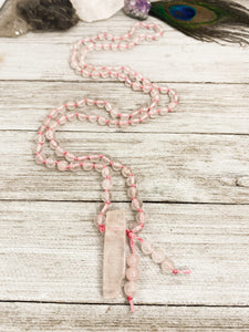 Rose Quartz Mala