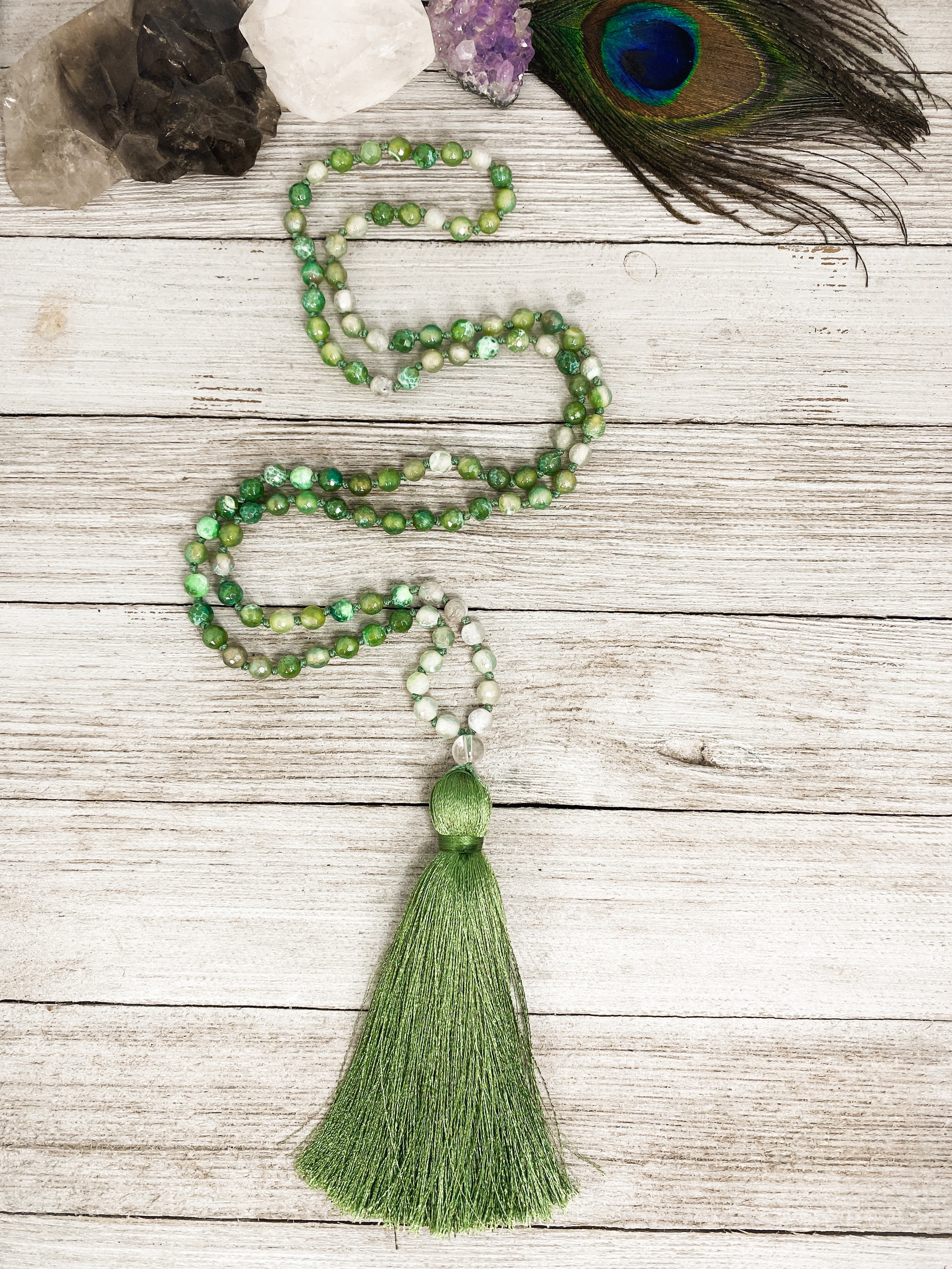 Fire Agate Mala - vallasmalas