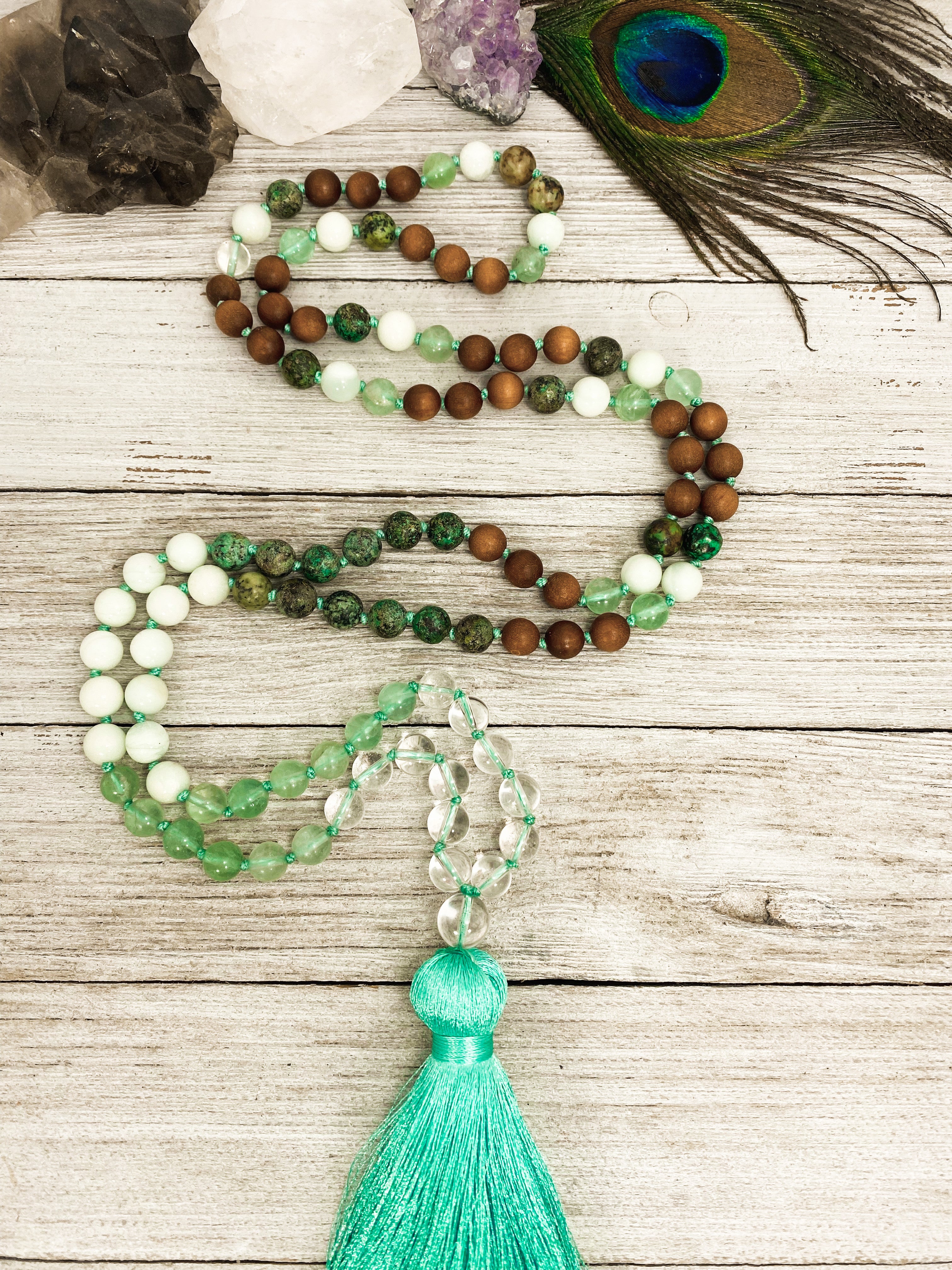 Concentration Mala  - 108 Prayer Beads - vallasmalas