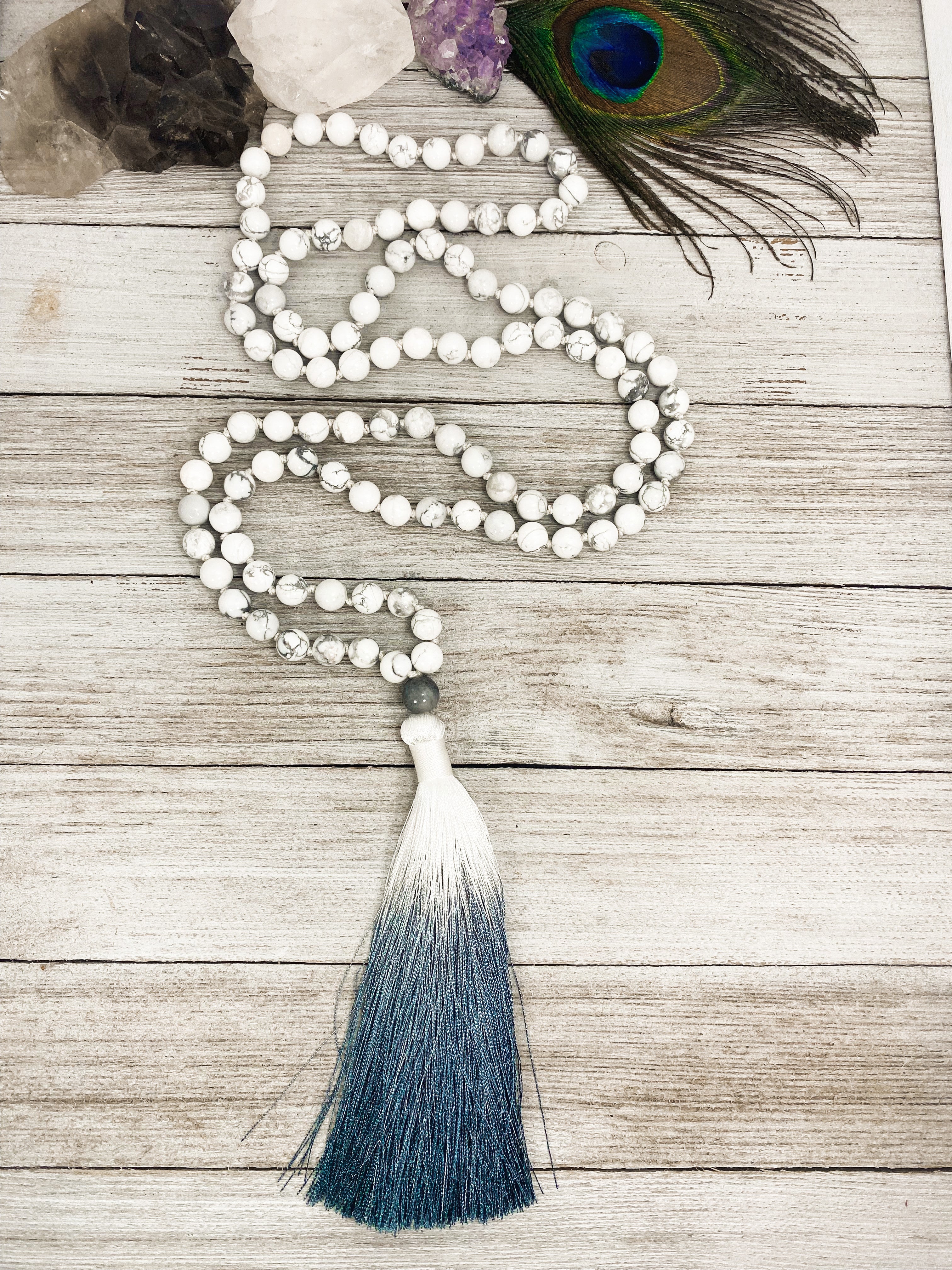 Howlite mala
