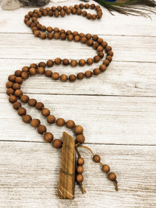 Tiger's Eye / Sandalwood Mala