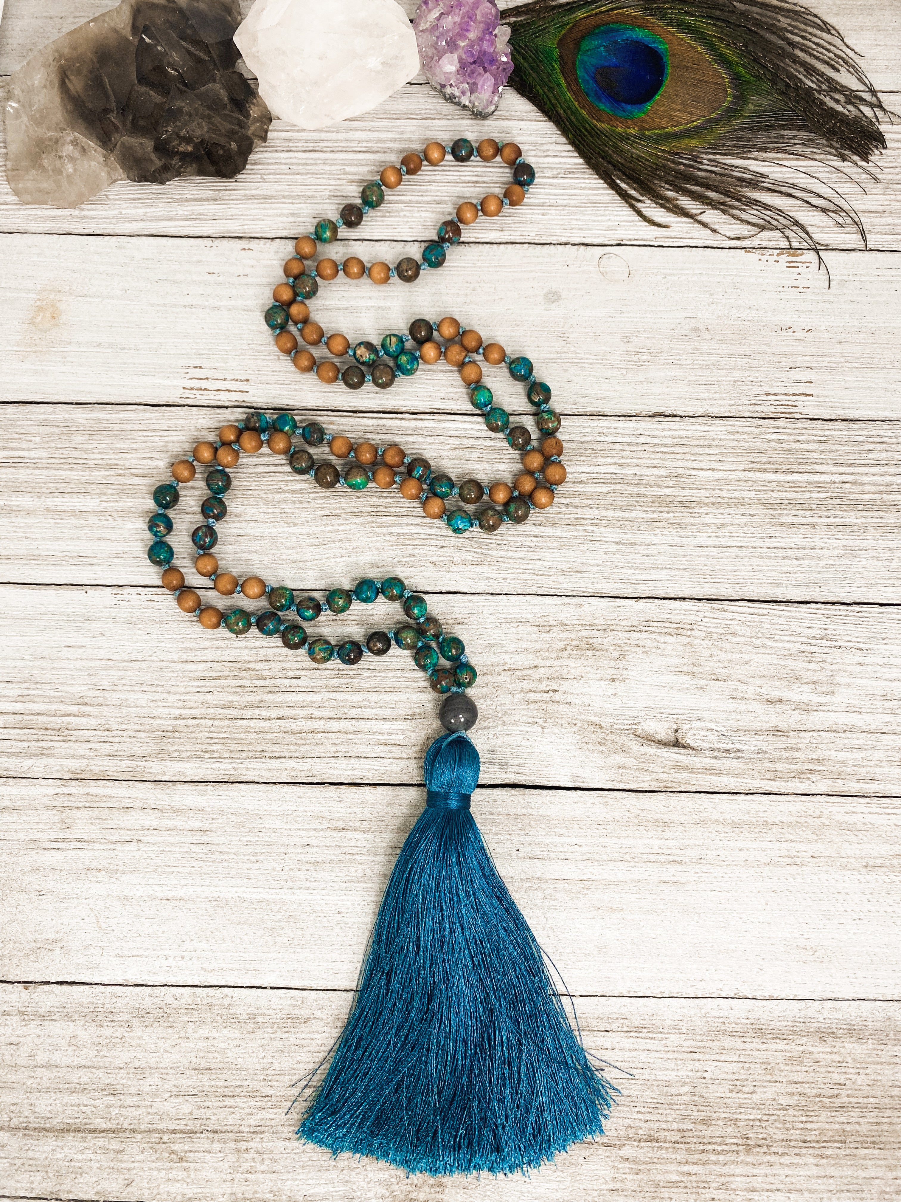Jasper / Sandalwood Mala