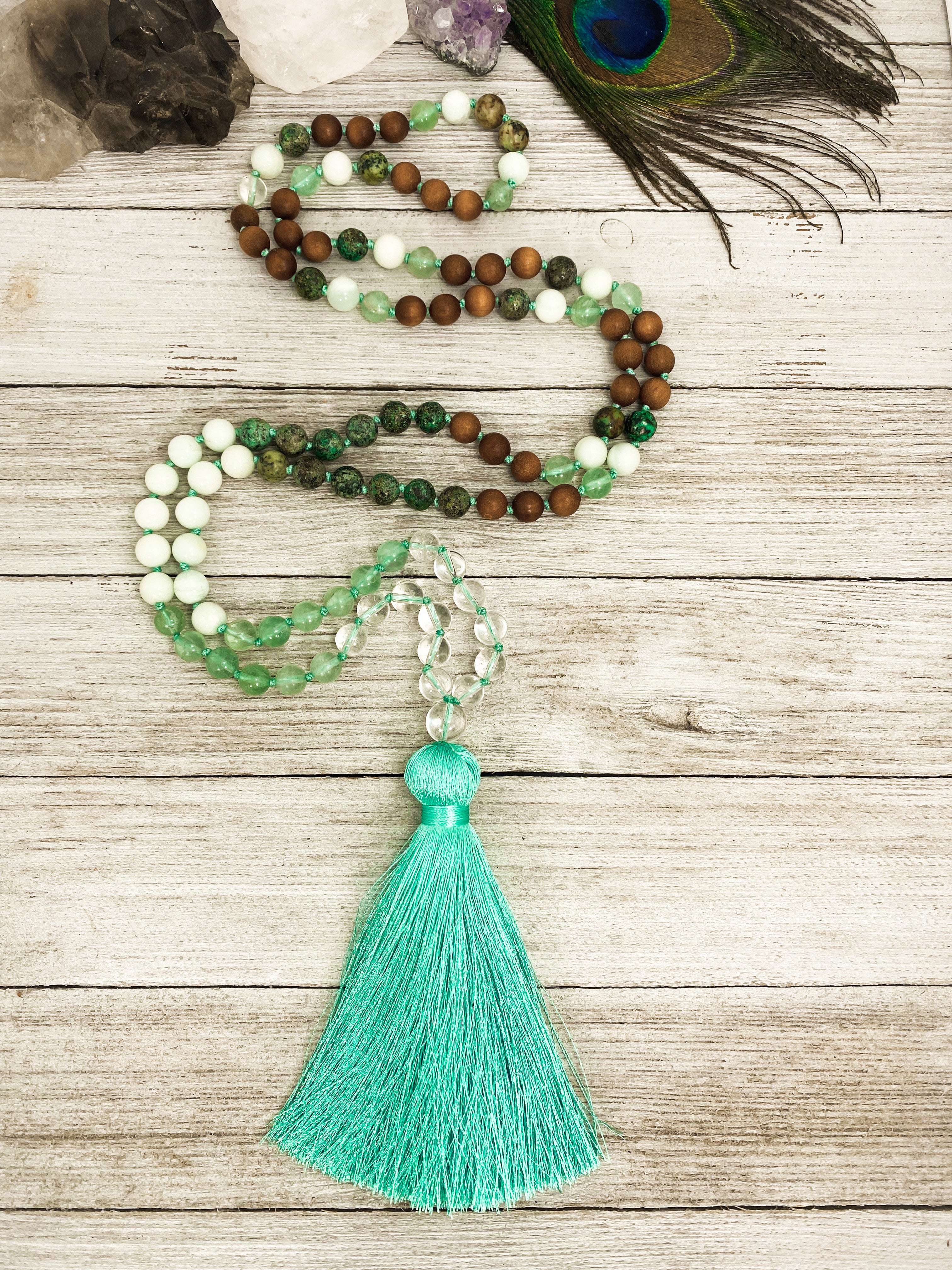 Concentration Mala  - 108 Prayer Beads - vallasmalas