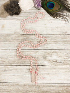 Rose Quartz Mala