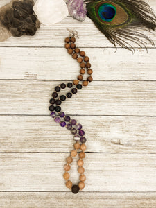 Zodiac Collection - Aquarius -  54 Bead Mala