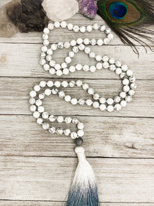 Howlite mala
