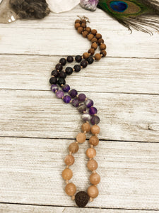 Zodiac Collection - Aquarius -  54 Bead Mala