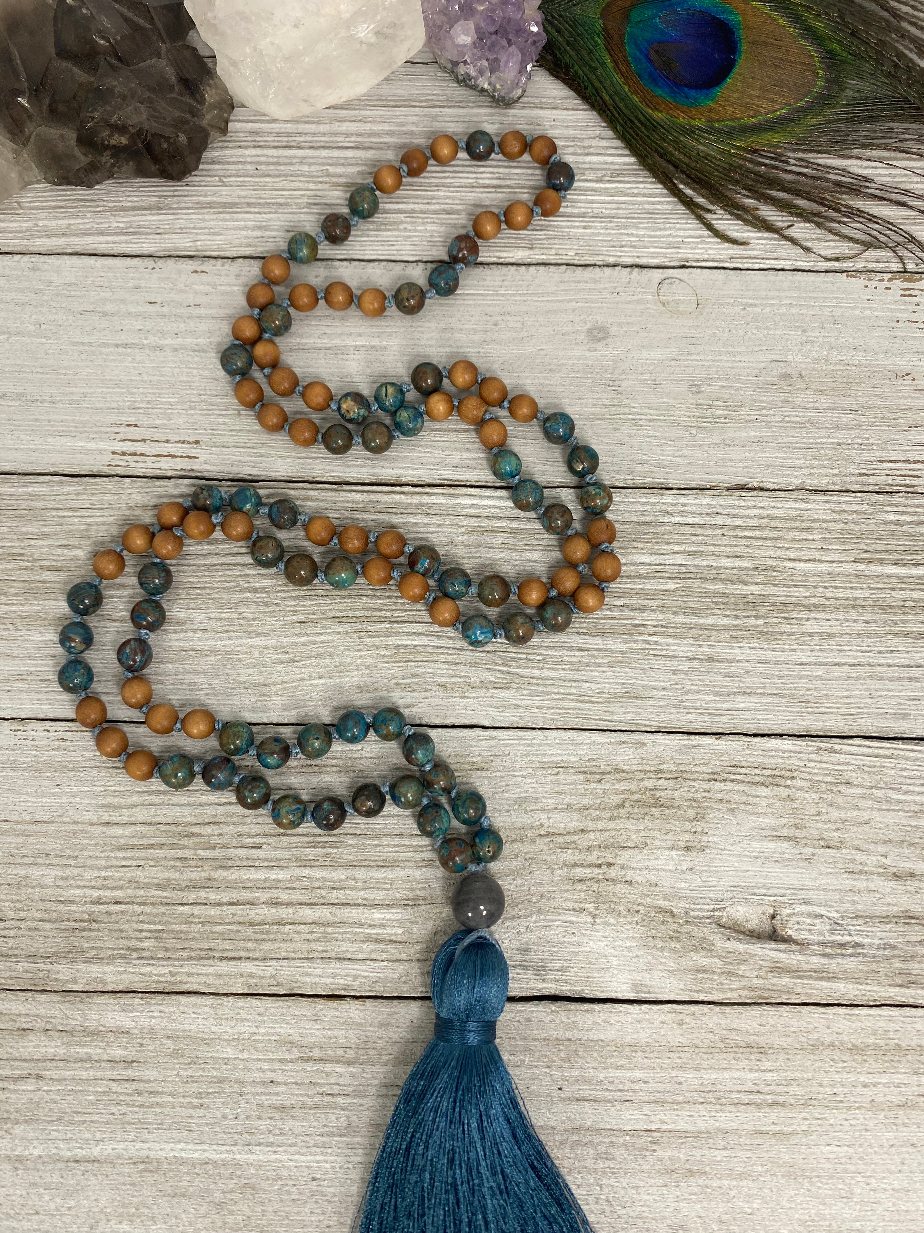 Jasper / Sandalwood Mala