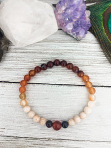 Sacral Chakra - Creativity Crystal Healing Bracelet