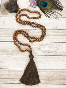 Sacred Sandalwood Mala - 108 Prayer Beads