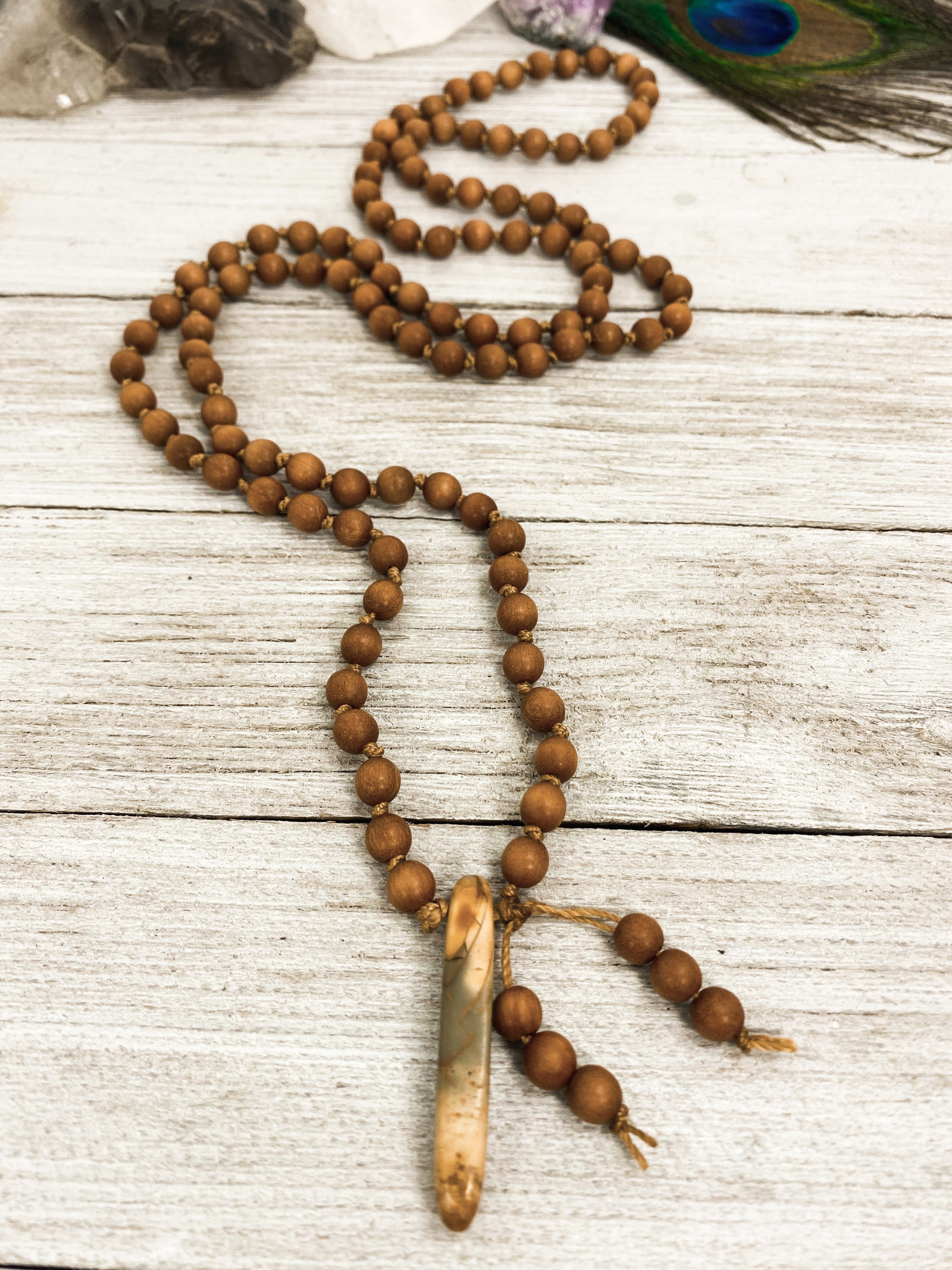 Jasper / Sandalwood Mala