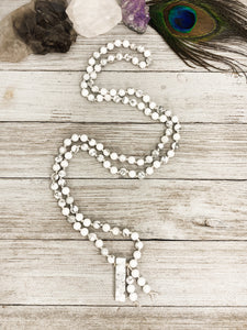 Howlite Mala