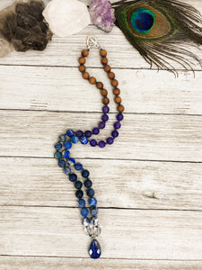 Intuition 54 Bead Mala / Lapis Lazuli Pendant