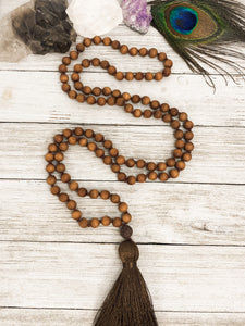 Sacred Sandalwood Mala - 108 Prayer Beads