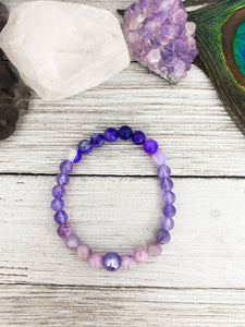 Third Eye - Intuition Crystal Healing Bracelet