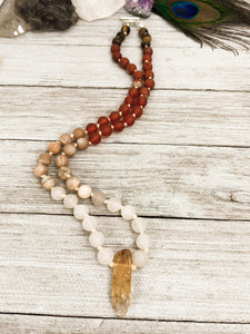 Sun, Moon & Love 54 Bead Mala
